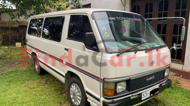 Toyota Hiace FAC-SA-25OC-030068