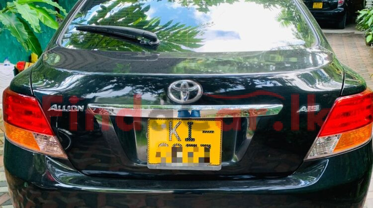 Toyota Allion FAC-SA-25OC-240170