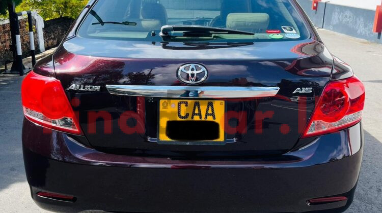 Toyota Allion FAC-SA-25OC-250172