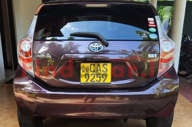 Toyota Aqua FAC-SA-25NO-120219
