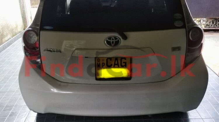 Toyota Aqua FAC-SA-25NO-150238