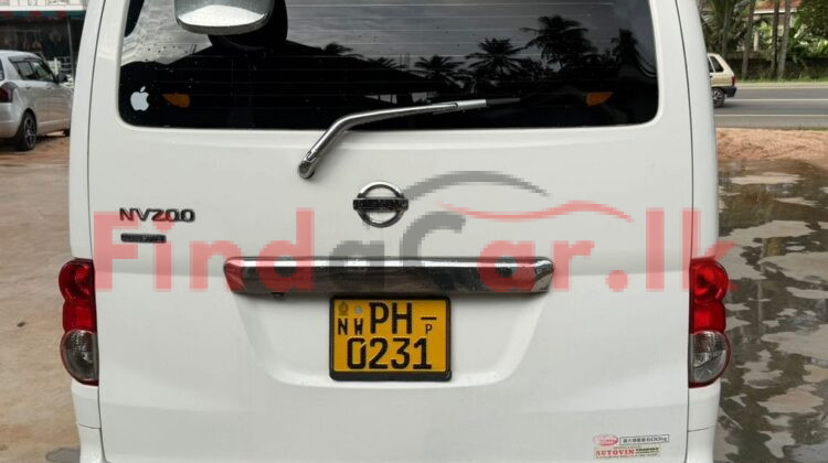 Nissan NV200 FAC-SA-25NO-150243