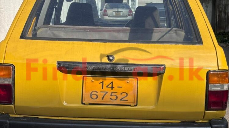 Toyota Starlet FAC-SA-25NO-200244