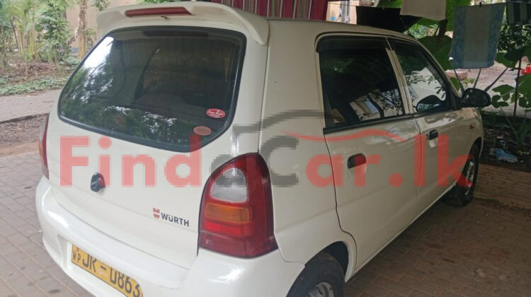 Maruti Suzuki Alto FAC-SA-25NO-130122