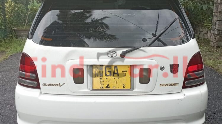 Toyota Starlet FAC-SA-25NO-060191