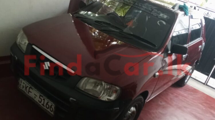 Maruti Suzuki Alto FAC-SA-25NO-110209