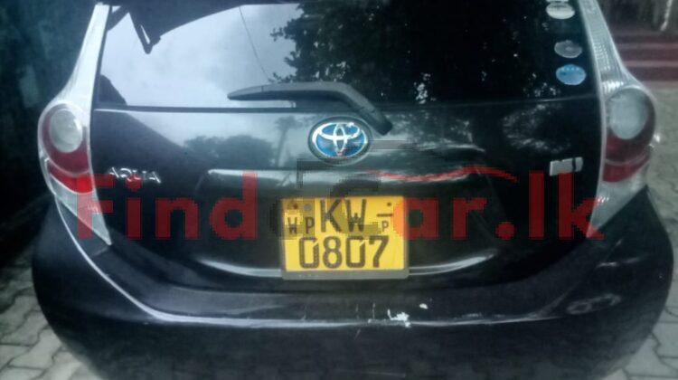 Toyota Aqua FAC-SA-26FE-270290