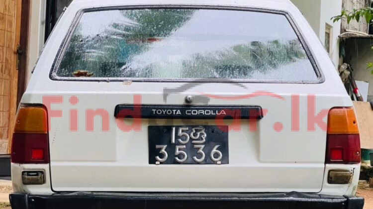 Toyota Corolla Dx wagon | FAC-SA-26JL-080346