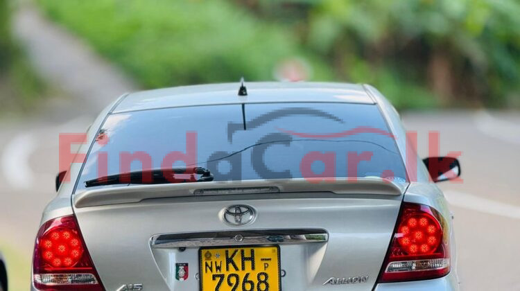 Toyota Allion | FAC-SA-26JL-070406