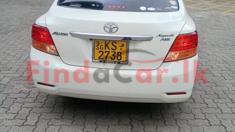Toyota Allion | FAC-SA-26JL-130440