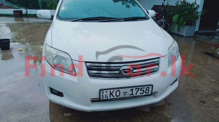 Toyota axio | FAC-SA-26JL-160454