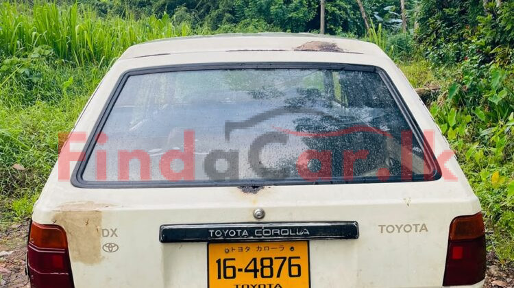 Toyota Corolla Dx | FAC-SA-26JL-150476